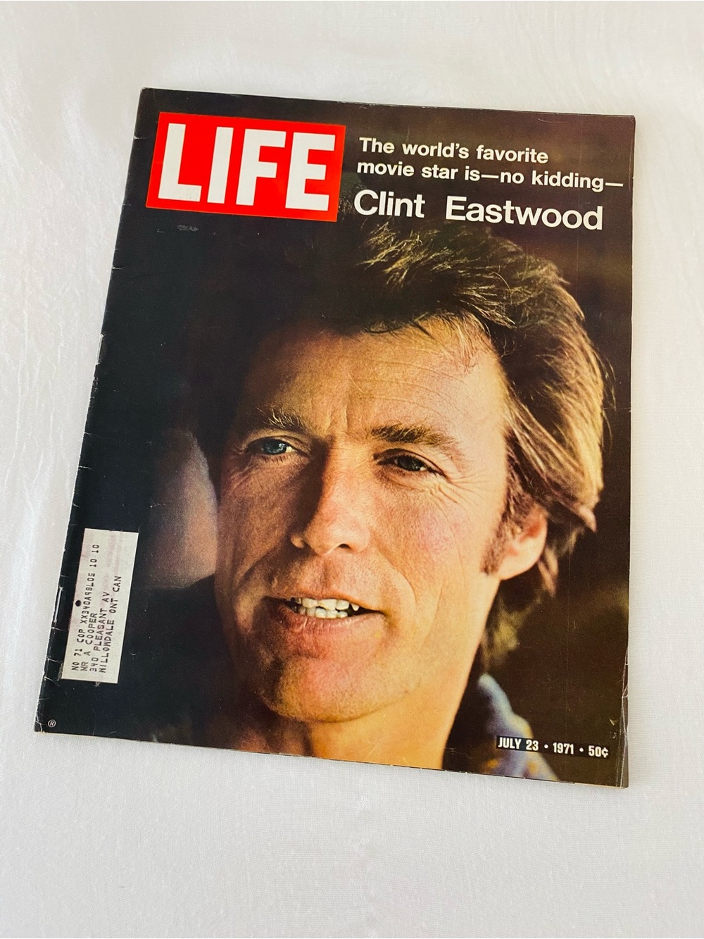 LIFE Magazine Featuring Clint Eastwood - Red & Black Cover